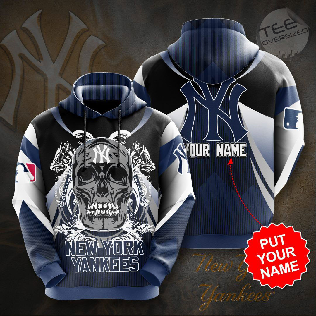 Personalized New York Yankees All Over Print 3D Hoodie - 15 Designs Available
