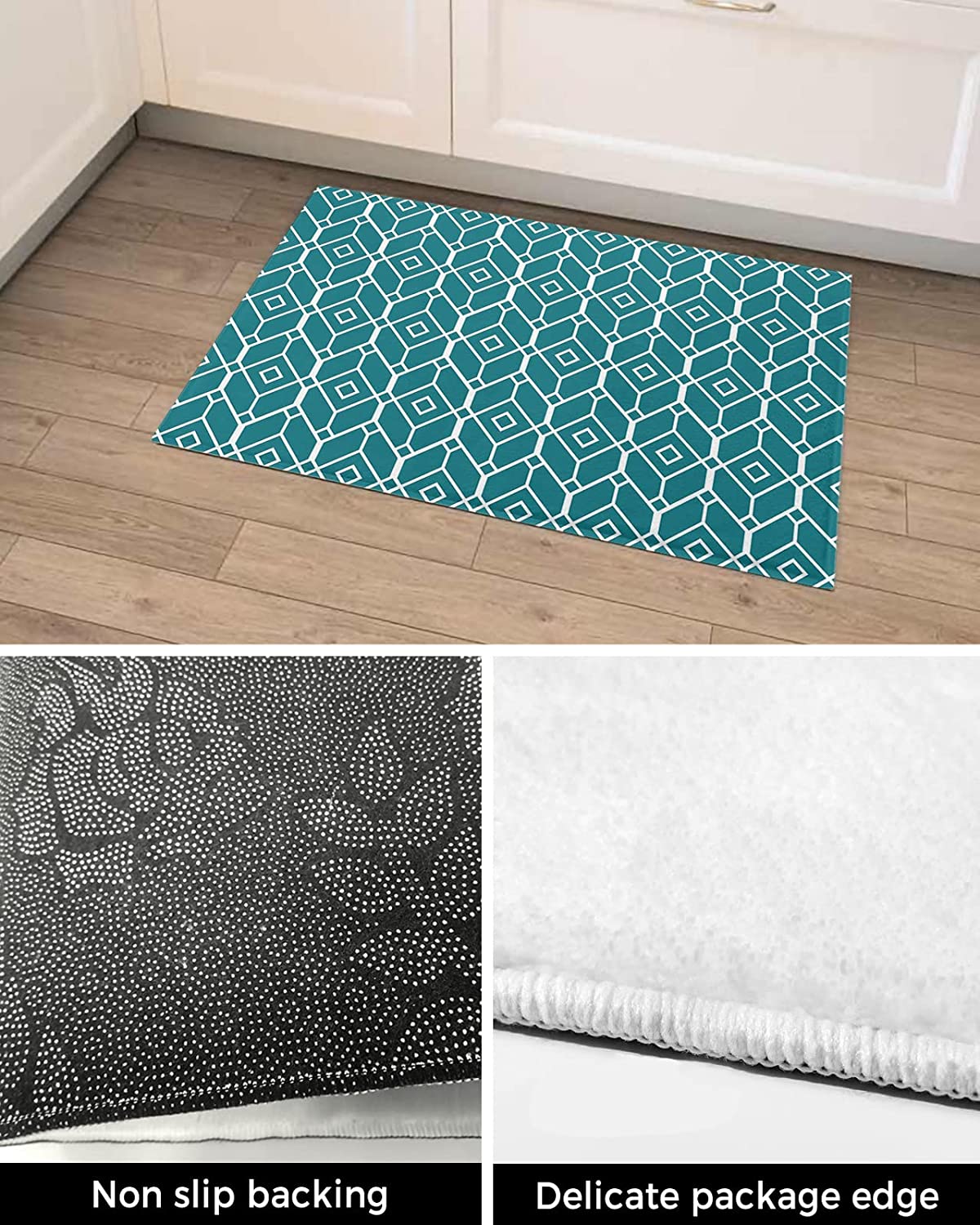 Personalized Non-Slip Stain-Proof Carpet for Classic and Gold Polka Dot Area Rugs with Non-Slip Bathroom Rugs Washable - Image 4