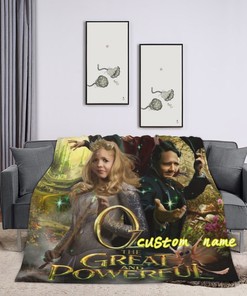 Personalized Oz the Great and Powerful Custom Name Blanket Baby Girl Boy Throw Gift - Disney Blanket Christmas