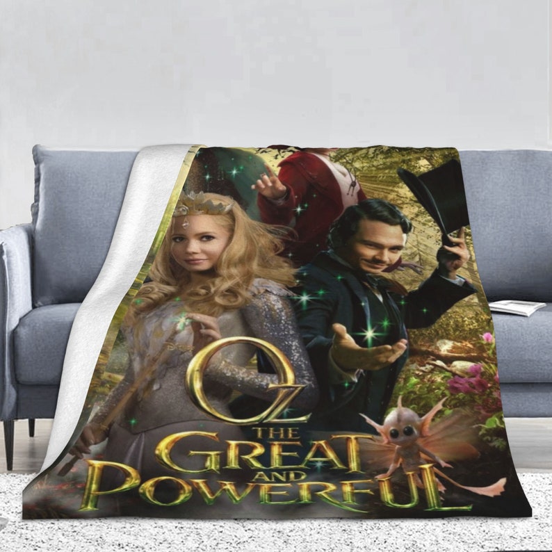 Personalized Oz the Great and Powerful Custom Name Blanket Baby Girl Boy Throw Gift - Disney Blanket Christmas - Image 3