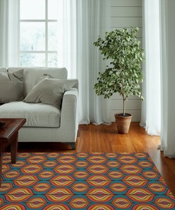 Personalized Pastel Leopard Print Rug for Bedroom and Living Room Decor with Style 70s Decor