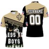 Personalized Polo Shirt New Orleans Saints 2020 NFL Season Bless You Boys Who Dat Legends