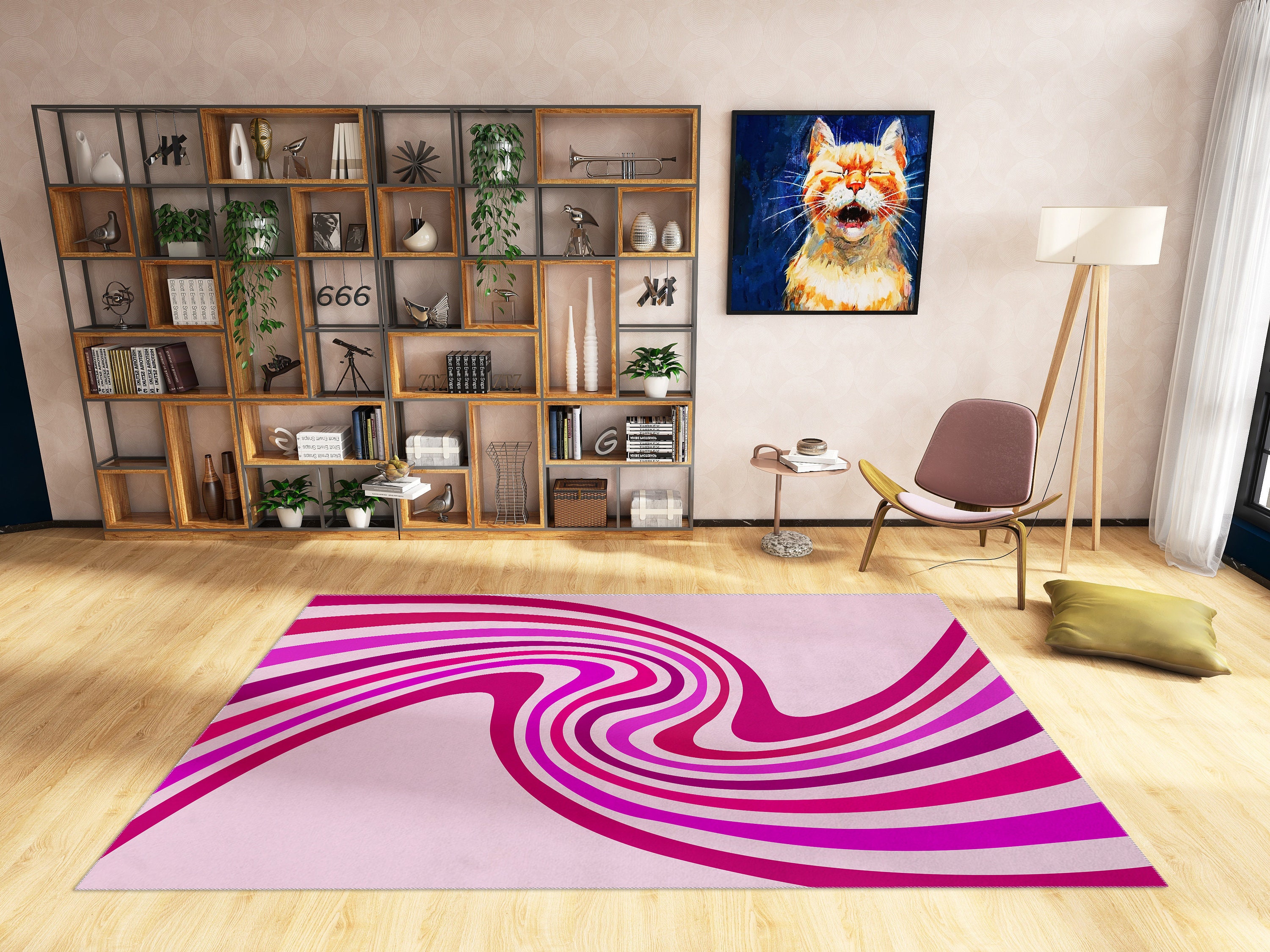 Personalized Preppy Sunshine Area Rug for Soft Living Room or Bedroom Decoration - Image 2