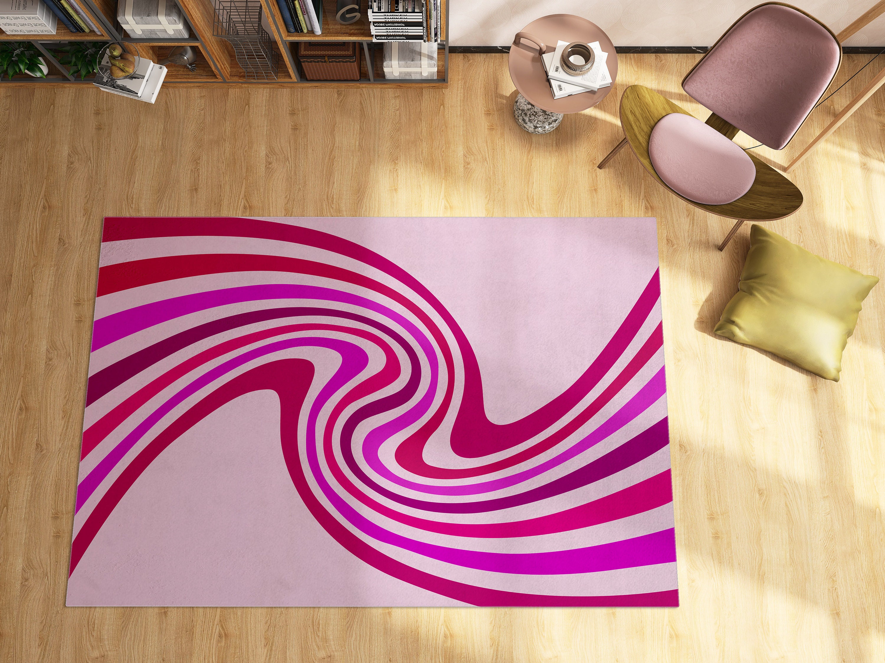 Personalized Preppy Sunshine Area Rug for Soft Living Room or Bedroom Decoration - Image 3