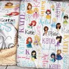 Personalized Princess Sherpa Blanket - Disney Throw Blanket for Baby Girls