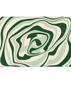 Personalized Sage Green Retro Rug for Stylish Home Decor