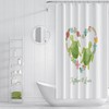 Personalized Sea Turtle Shower Curtain with Coordinating Bath Mat and Towels