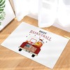 Personalized Shoot Basketball Red Truck Stars Red Lines Area Rug for Boys' Room and Living Room Decoration