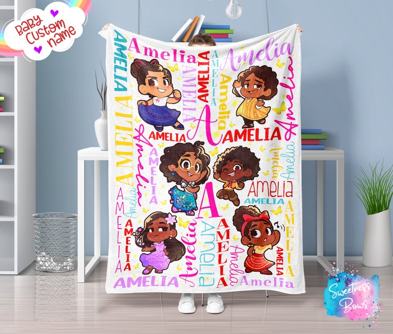Personalized TV Show Character Blanket - Cozy Gift for Fans - Image 2