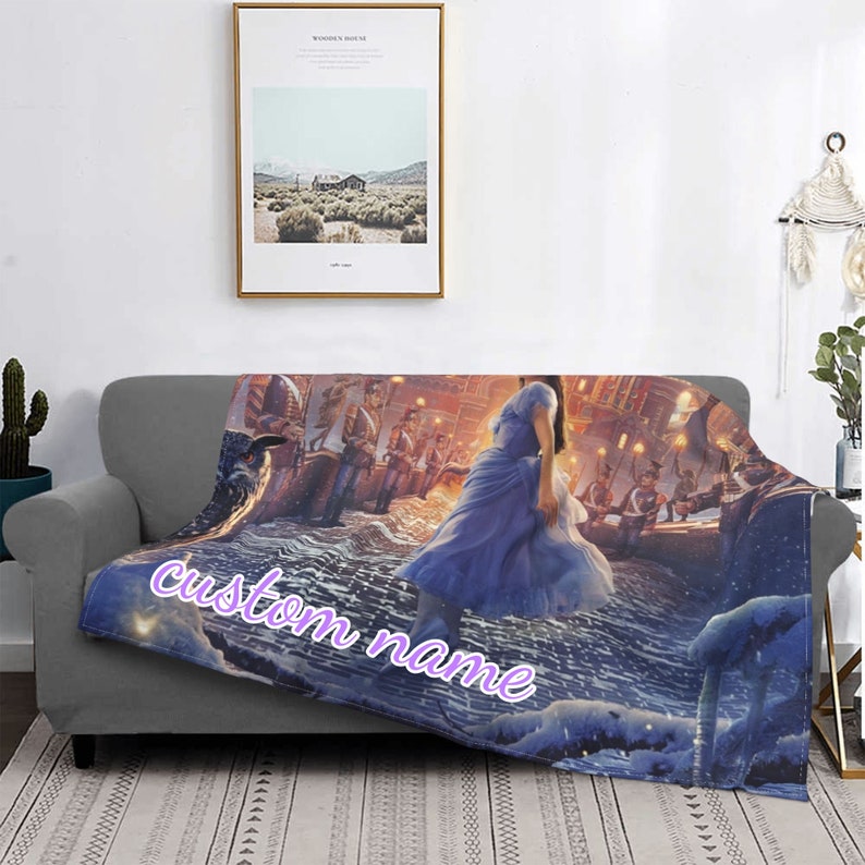 Personalized Tapestry Blanket of The Nutcracker and the Four Realms Quilt Blankets - Image 2
