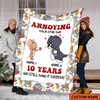 Personalized Tom And Jerry Fleece Blanket - Perfect Cartoon Gift for Kids and Anniversary Present for Couples