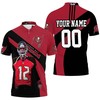 Personalized Tom Brady 12 NFC South Division Champions Super Bowl 2021 3D All Over Print Polo Shirt
