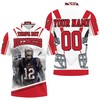 Personalized Tom Brady Champions 3D All Over Print Polo Shirt for Tampa Bay Buccaneers