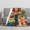 Personalized Toy Story Custom Name Fleece Blanket - Great Gift for Kids and Adults alike