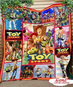 Personalized Toy Story Fleece Blanket - Super Soft and Warm for Buzz Lightyear Fans