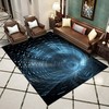 Personalized Vortex Illusion Rug for Creative Home Decor - Funny Living Room Area Rug with an Illusive Twist