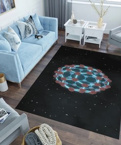 Personalized Vortex Rug - Illusion Area Rug for Your Home and Gifts - Colorful Pattern Non-Slip Rug
