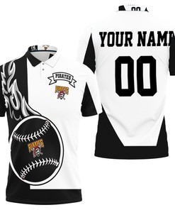 Personalized and 3D Printed Polo Shirt for Pittsburgh Pirates Fans