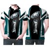 Philadelphia Eagles Bright Eagle Logo 3D Breathable Fabric All Over Print Polo Shirt for Football Fans
