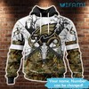 Philadelphia Eagles Camo All Over Print Hoodie with Deer Skull Forest Pattern