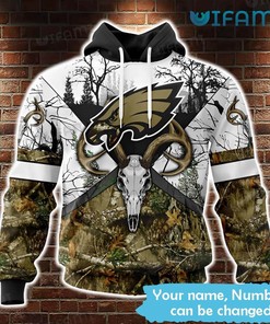 Philadelphia Eagles Camo All Over Print Hoodie with Deer Skull Forest Pattern