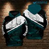 Philadelphia Eagles Hoodie 3D White Green All Over Print with Custom Print