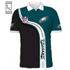 Philadelphia Eagles NFL Team Polo Shirt with Breathable Fabric