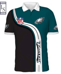 Philadelphia Eagles NFL Team Polo Shirt with Breathable Fabric