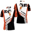 Philadelphia Flyers Snoopy For Fans 3D All Over Print Polo Shirt with Athleisure-Inspired Design