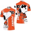 Philadelphia Flyers Snoopy Lover 3D All Over Print Polo Shirt with Athleisure-Inspired Design