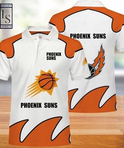 Phoenix Suns NBA Basketball All Over Print Polo Shirt with Breathable Fabric