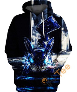 Pikachu Venom Hoodie 3D with Custom Print