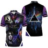 Pink Floyd Dark Side Of The Moon Polo Shirt with Breathable Fabric for Fans