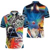 Pink Floyd Graffiti Wall Polo Shirt with Jersey All Over Print Shirt 3D T-Shirt for Music Fans