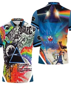 Pink Floyd Graffiti Wall Polo Shirt with Jersey All Over Print Shirt 3D T-Shirt for Music Fans