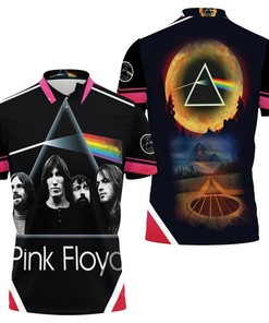 Pink Floyd Logo Member Pop 3D All Over Print Polo Shirt with Athleisure-Inspired Design