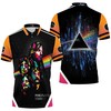 Pink Floyd Rainbow Popart 3D All Over Print Polo Shirt with Athleisure-Inspired Design