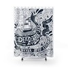 Pirate Anchor Ship Shower Curtain | Ocean Nautical Theme, Bathroom Curtain | Restroom Shower Curtain | Home Bath Decor