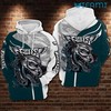 Pitbull Head Unique Philadelphia Eagles 3D Hoodie with Custom Print