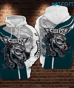 Pitbull Head Unique Philadelphia Eagles 3D Hoodie with Custom Print