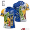 Pittsburgh Panthers Grinch Steals Christmas with Personalized 3D Polo Shirt