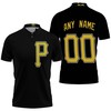Pittsburgh Pirates Black 2019 Majestic Custom Polo Shirt with Team Logo