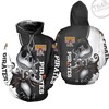 Pittsburgh Pirates Jack Skellington and Zero 3D Hoodie in All Over Print