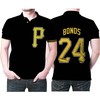 Pittsburgh Pirates Majestic Custom Polo Shirt: Barry Bonds #24, A Tribute to MLB Great Player