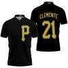 Pittsburgh Pirates Majestic Custom Polo Shirt: Roberto Clemente #21, A Tribute to MLB Great Player