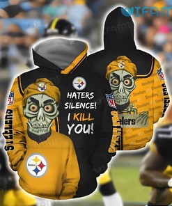 Pittsburgh Steelers Achmed Skull All Over Print Hoodie