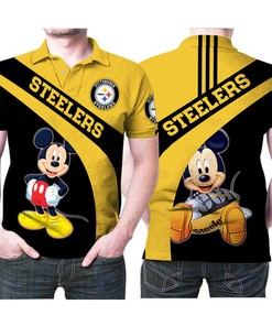 Pittsburgh Steelers Fans, Hold Your Steelers Ball High: 3D All Over Print Polo Shirt
