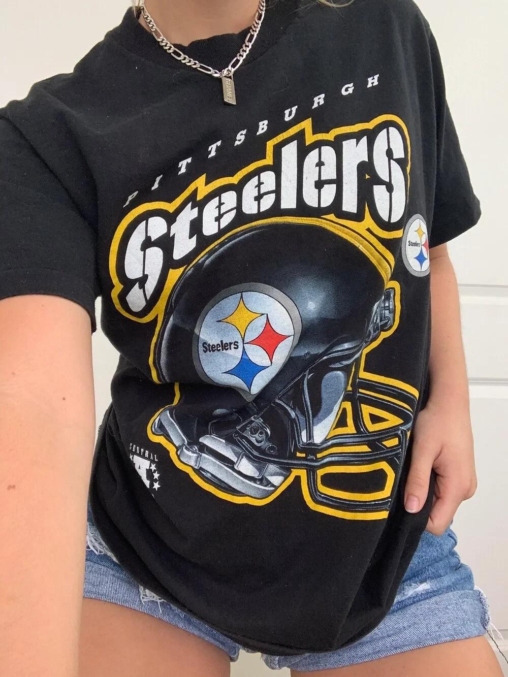 Pittsburgh Steelers Hoodie Sweatshirt Shirt Full Size Full Color Gifts for NFL Fans - Image 2