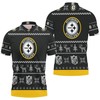 Pittsburgh Steelers Ugly Sweatshirt Christmas 3D All Over Print Polo Shirt with Breathable Fabric