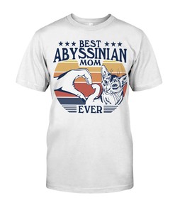 Playful Abyssinian Cat T-Shirt For Women - Celebrate Your Sleek And Playful Feline Friend